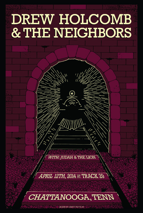 Drew Holcomb and The Neighbors Chattanooga Poster